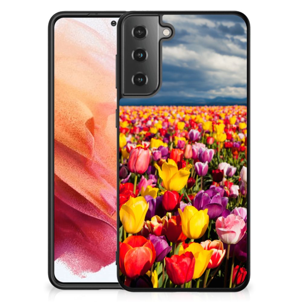 Samsung Galaxy S21 Bloemen Hoesje Tulpen