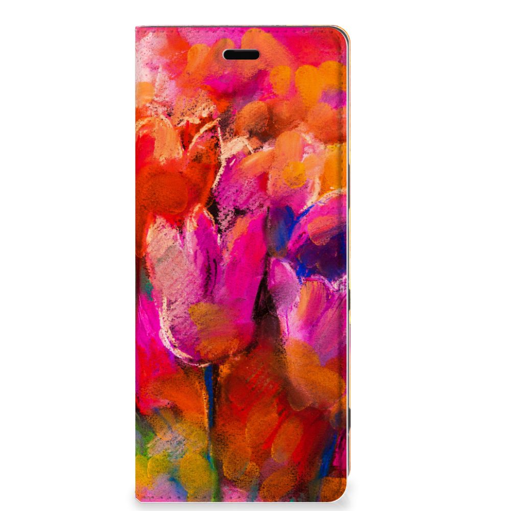 Bookcase Sony Xperia 5 Tulips - B2C Telecom