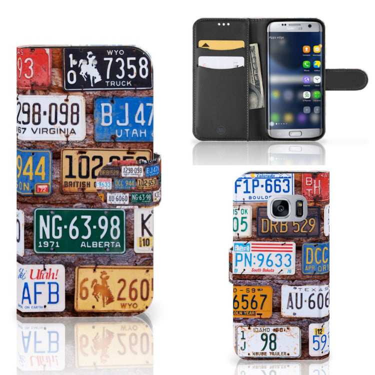 Samsung Galaxy S7 Telefoonhoesje met foto Kentekenplaten