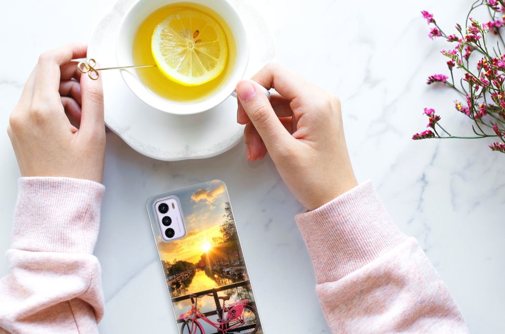 Motorola Moto G42 Siliconen Back Cover Amsterdamse Grachten
