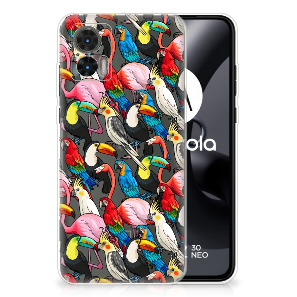 Motorola Edge 30 Neo TPU Hoesje Birds B2C Telecom