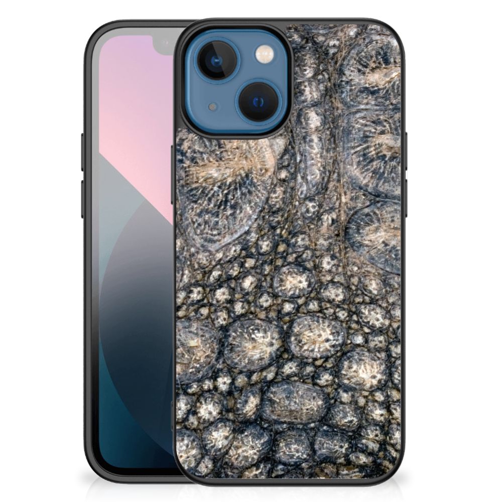 Apple iPhone 13 mini Dierenprint Telefoonhoesje Krokodillenprint
