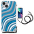 iPhone 14 Plus Doorzichtige Silicone Hoesje Waves Blue B2C Telecom