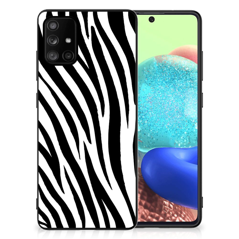 Samsung Galaxy A71 Dierenprint Telefoonhoesje Zebra