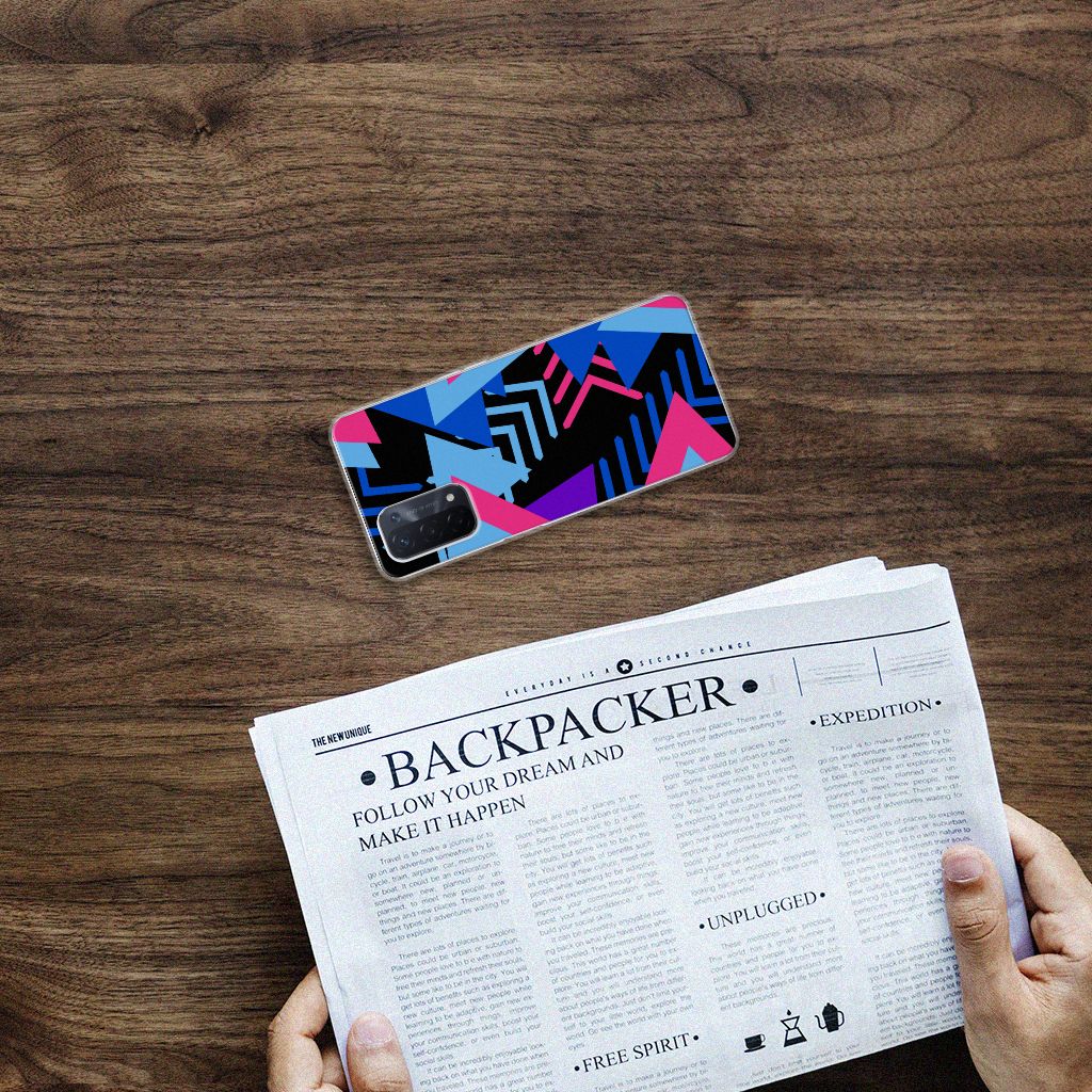 OPPO A93 5G TPU Hoesje Funky Triangle B2C Telecom