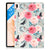 Samsung Galaxy Tab S7FE Siliconen Hoesje Butterfly Roses - B2C Telecom
