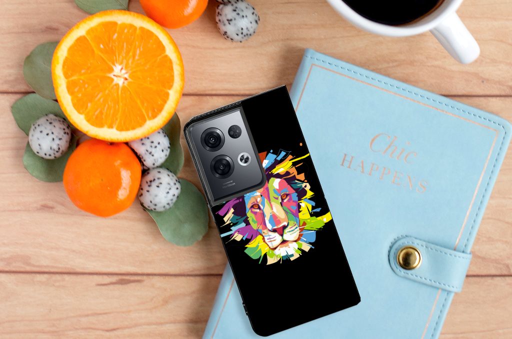 OPPO Reno8 Pro Magnet Case Lion Color - B2C Telecom
