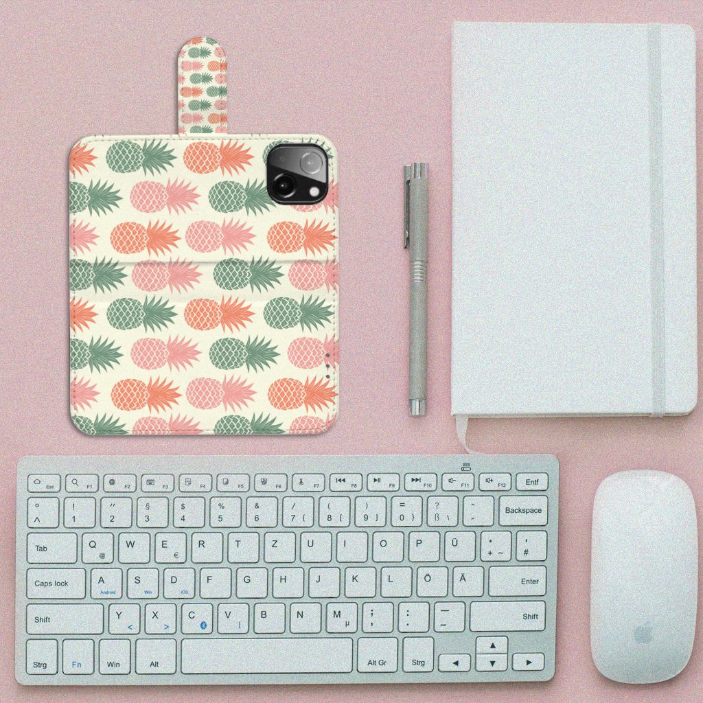 iPhone 13 Mini Book Cover Ananas