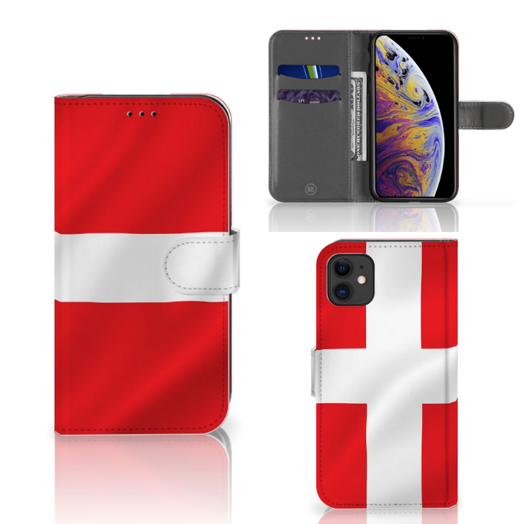 Apple iPhone 11 Bookstyle Case Denemarken
