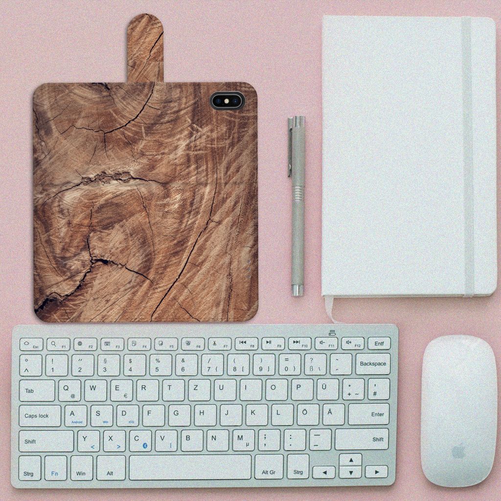 Apple iPhone Xs Max Book Style Case Tree Trunk
