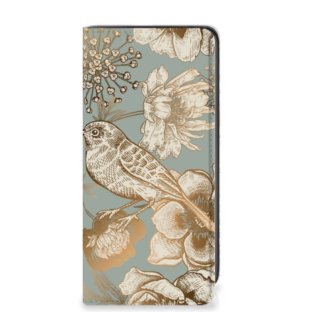 Smart Cover voor Samsung Galaxy A41 Vintage Bird Flowers - B2C Telecom
