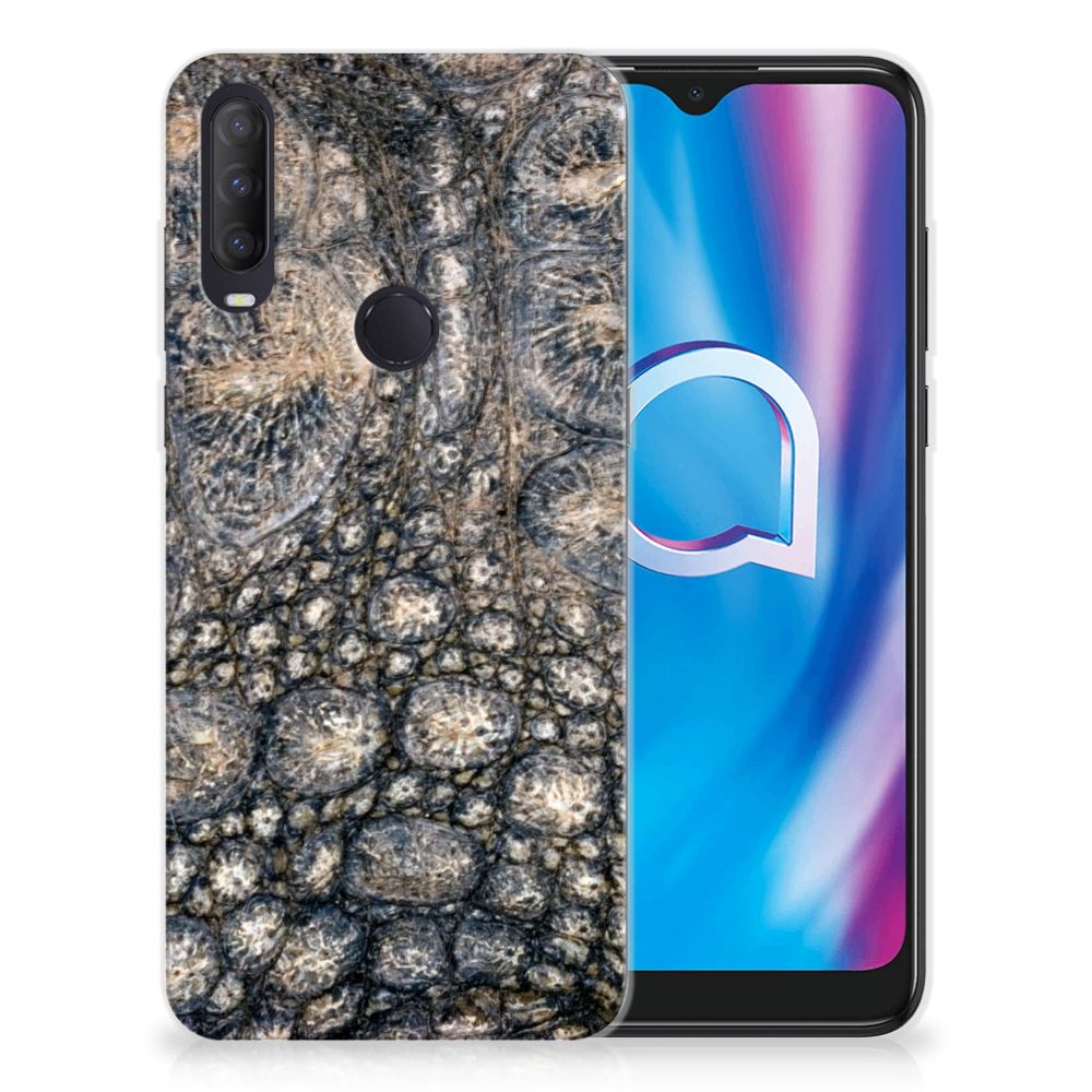 Alcatel 1S (2020) TPU Hoesje Krokodillenprint B2C Telecom