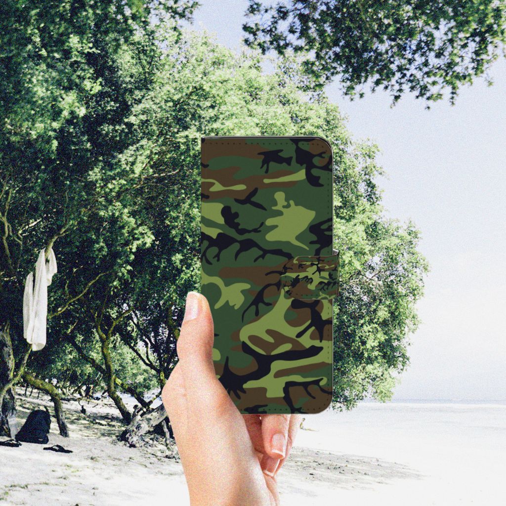 Motorola Moto G32 Telefoon Hoesje Army Dark