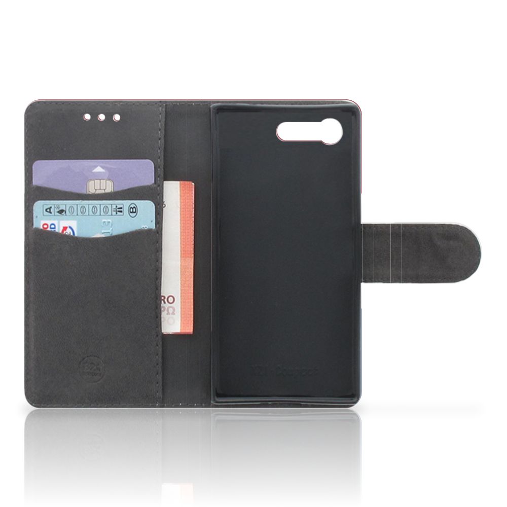 Sony Xperia X Compact Bookstyle Case Nederlandse Vlag met ruimte voor pasjes en geld