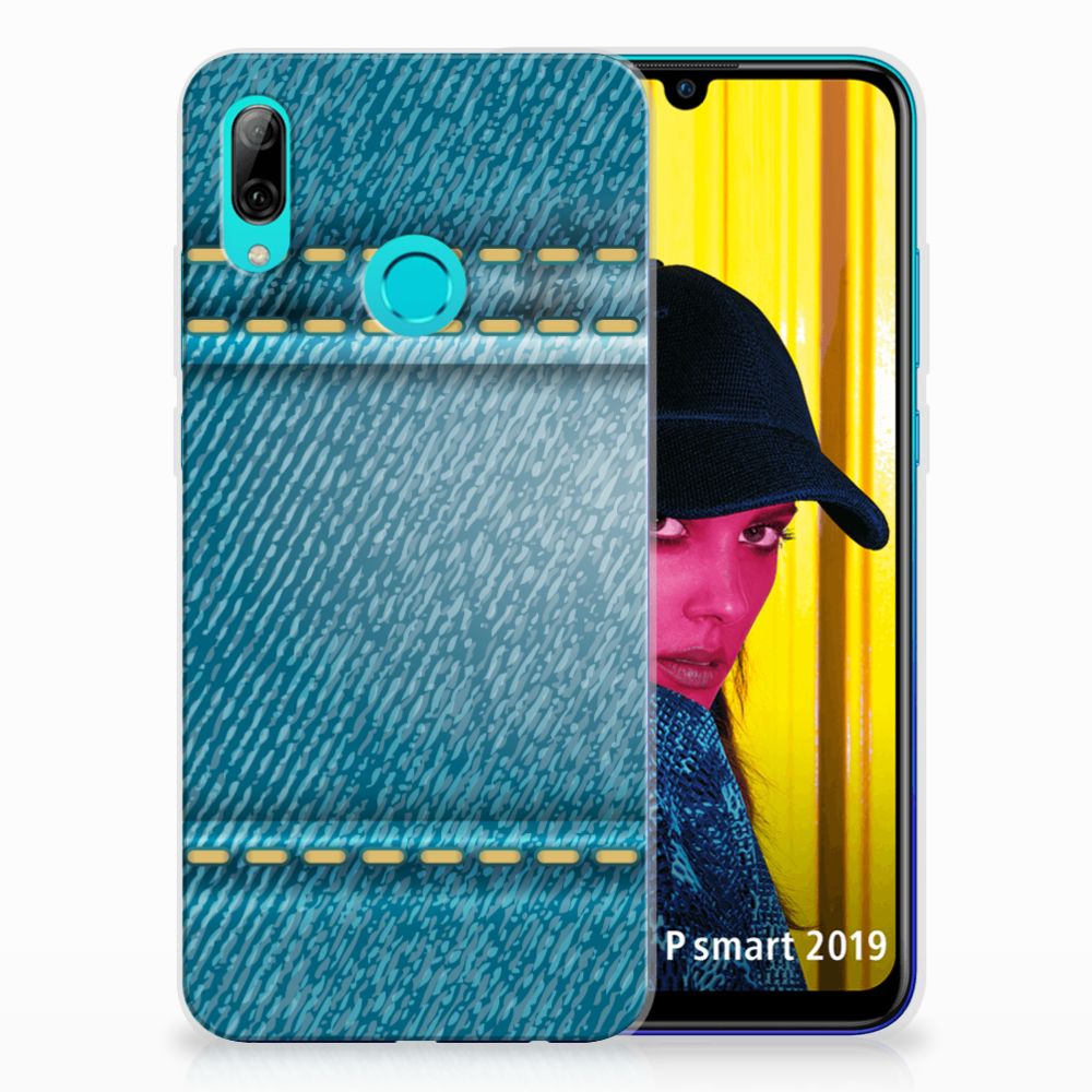 Huawei P Smart 2019 Silicone Back Cover Jeans