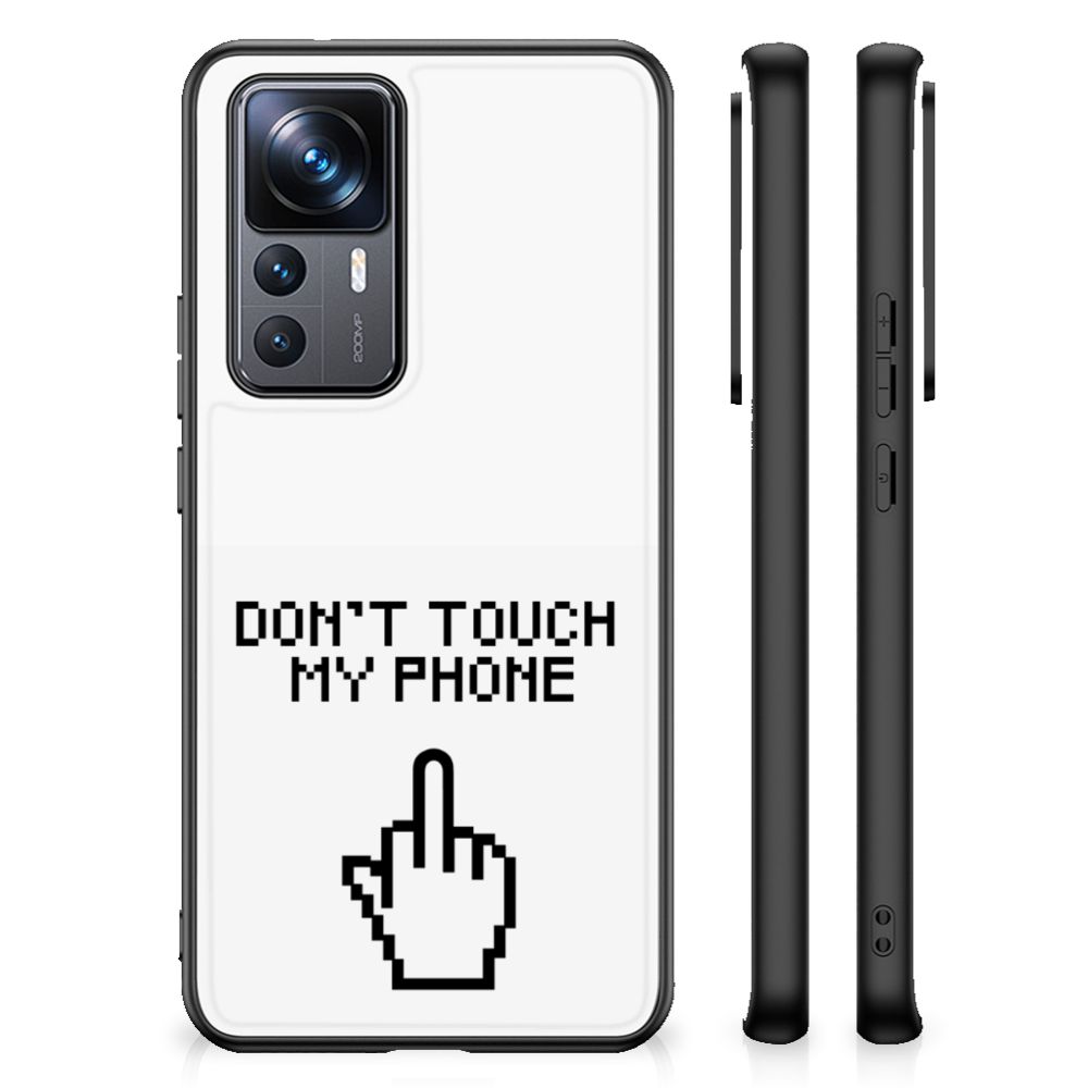 Xiaomi 12T | 12T Pro Telefoon Hoesje Finger Don't Touch My Phone