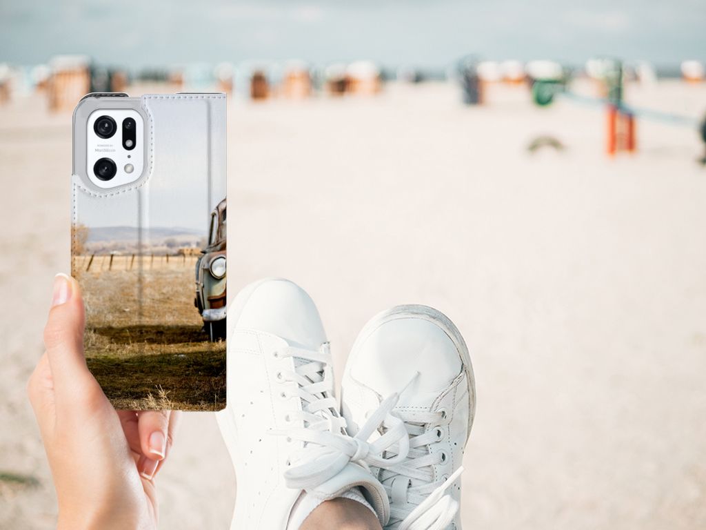OPPO Find X5 Pro Stand Case Vintage Auto - B2C Telecom