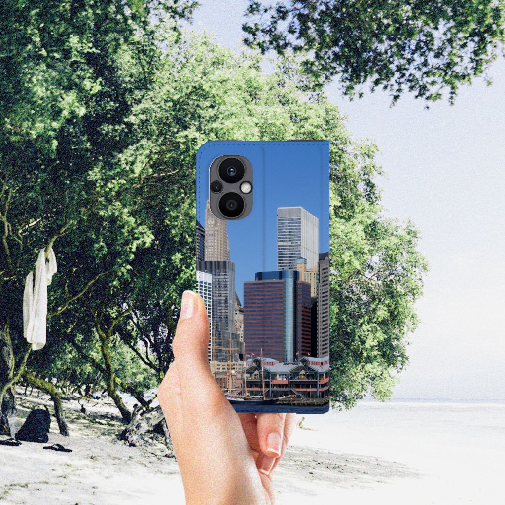 OPPO Reno8 Lite Book Cover Vrijheidsbeeld - B2C Telecom