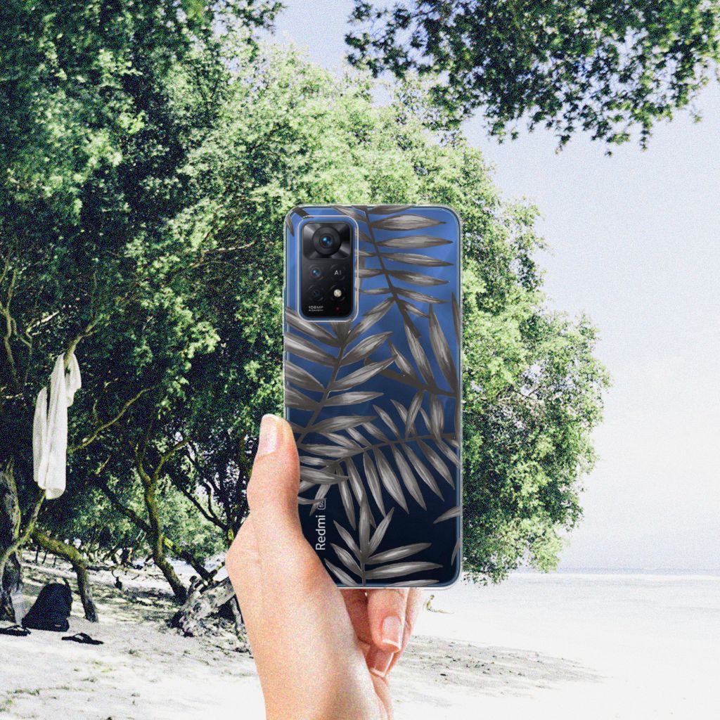 Xiaomi Redmi Note 11 Pro 5G TPU Case Leaves Grey B2C Telecom