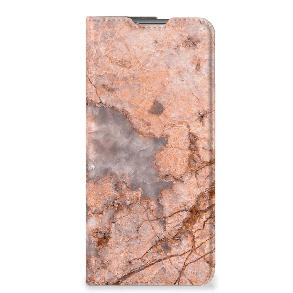 OPPO Find X5 Pro Standcase Marmer Oranje - B2C Telecom