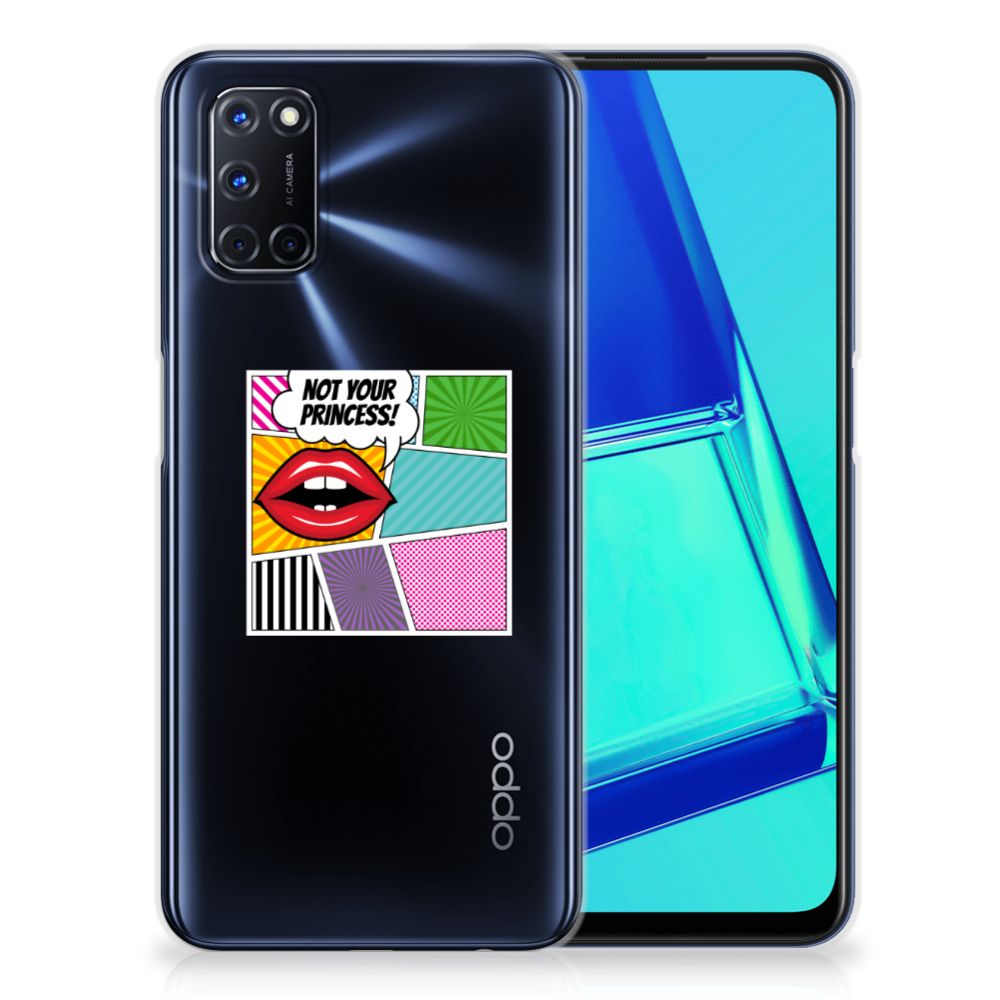 OPPO A52 | A72 Silicone Back Cover Popart Princess
