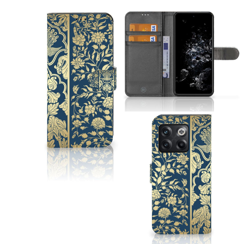 OnePlus 10T Hoesje Beige Flowers