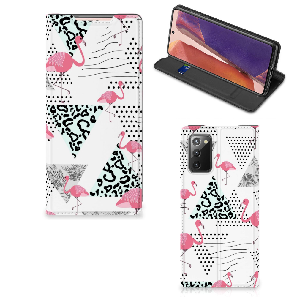 Samsung Galaxy Note20 Hoesje maken Flamingo Triangle - B2C Telecom