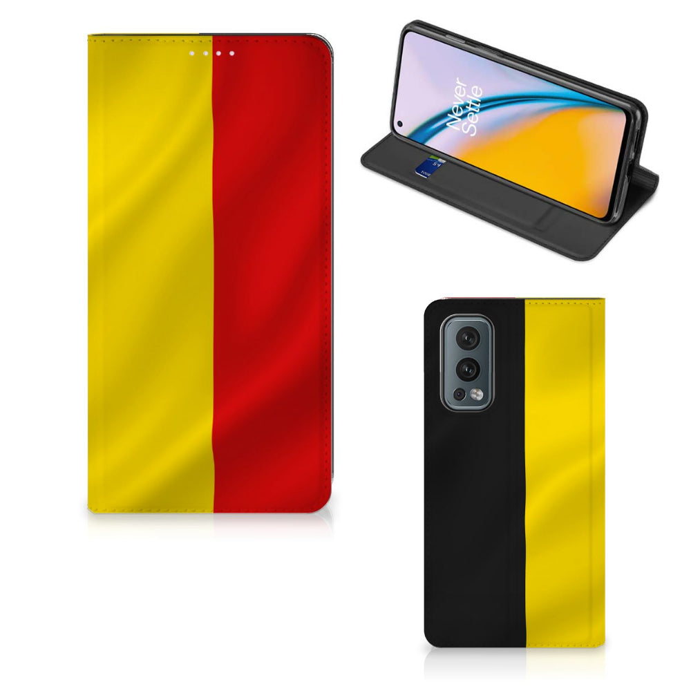 OnePlus Nord 2 5G Standcase Belgische Vlag