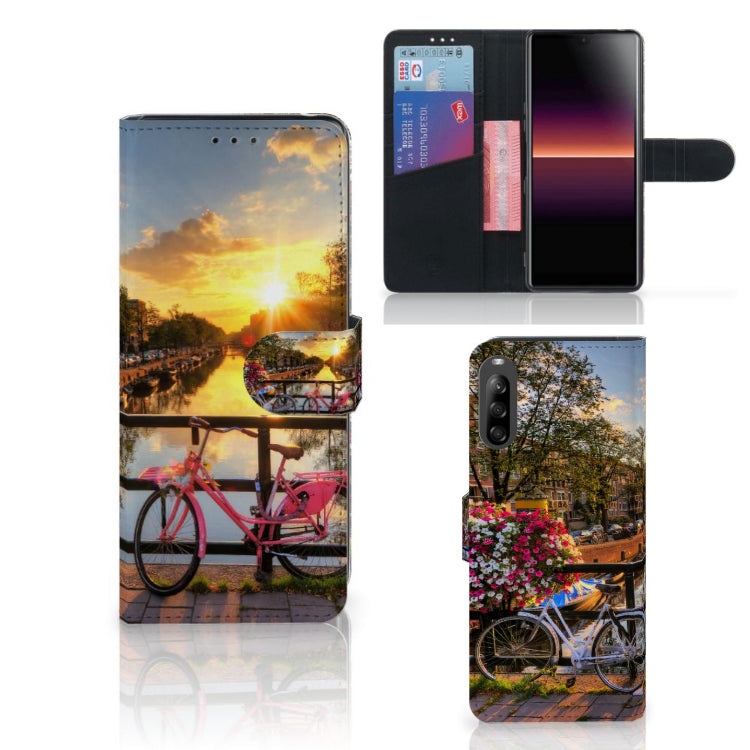 Sony Xperia L4 Flip Cover Amsterdamse Grachten