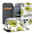 Apple iPhone 17 Pro Max Book Wallet Case Avocado Singing design voorkant zij aanzicht