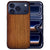 TPU Hoesje Apple iPhone 17 Pro Donker Hout achterkant houten design