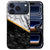 Beschermhoes Apple iPhone 17 Pro Marble White Black design Marble White Black aanzicht