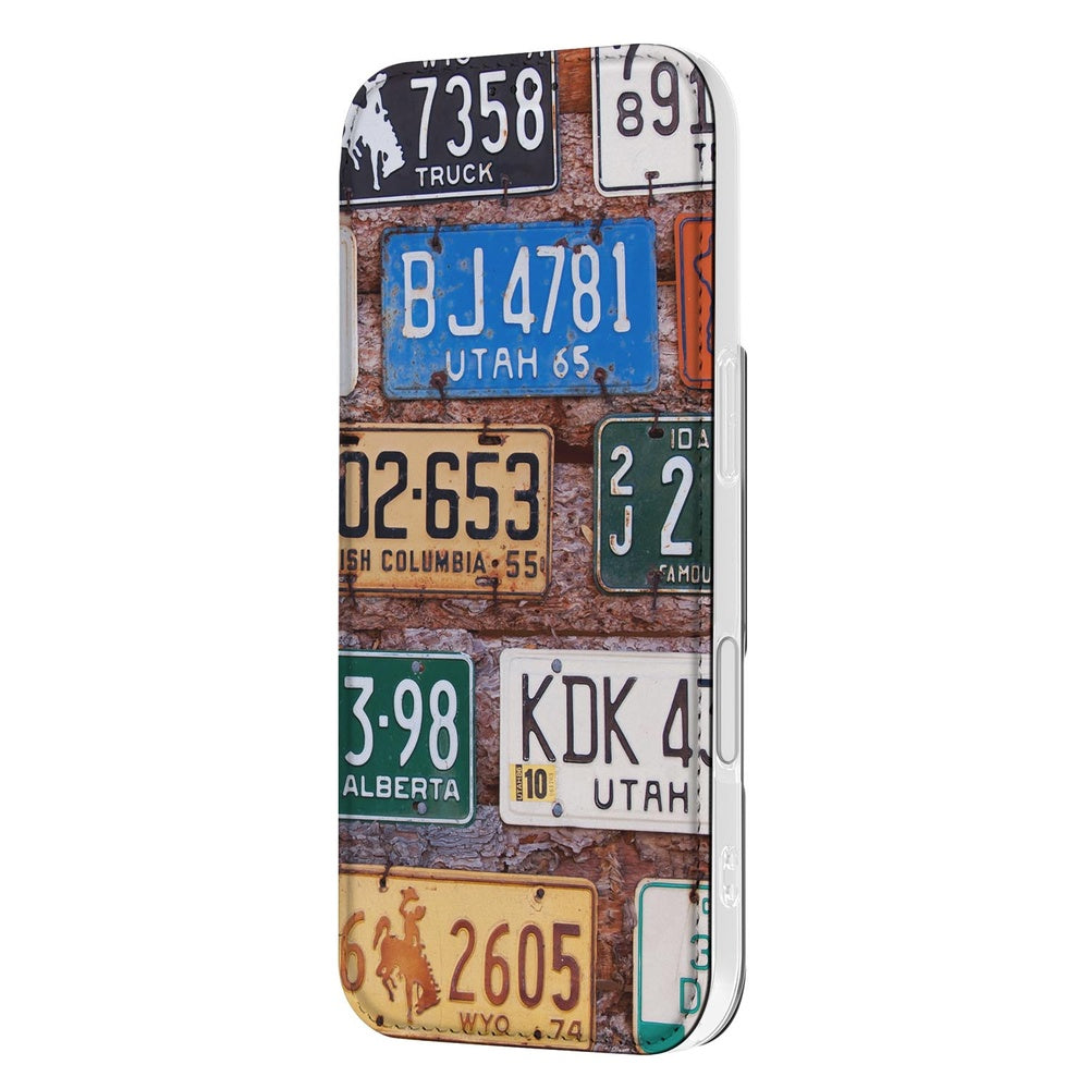 Smart Cover Hoesje Apple iPhone 17 Kentekenplaten design kentekenplaten aanzicht
