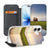 Stand Case Hoesje Apple iPhone 17 Koe design koe grazen zonsondergang aanzicht