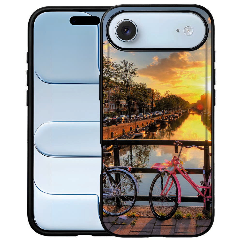 Back Cover iPhone Air Amsterdamse Grachten telefoonhoesje Amsterdamse grachten uitzicht