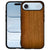 TPU Hoesje Apple iPhone Air Donker Hout achterzijde donker hout zwart