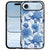 iPhone Air Flowers Blue Back Cover design bloemen aanzicht