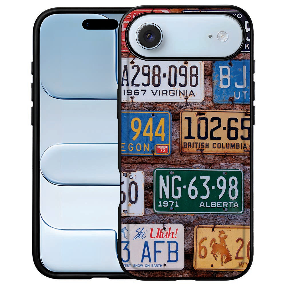 Apple iPhone Air Backcover Hoesje Kentekenplaten achterkant ontwerp kentekenplaten