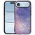 iPhone Air Watercolor Paars Backcover Hoesje achterzijde paars goud