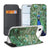 Apple iPhone Air Pauw Book Case pauwenmotief groen blauw aanzicht