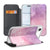 Apple iPhone Air Book Cover Pink Purple Paint voorkant achterkant zicht