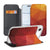 Apple iPhone Air Book Wallet Case Polygon Red stand pasjeshouder hoek
