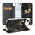 Apple iPhone Air Book Case Zwarte Kat standcase zwart kat aanzicht