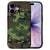 TPU Hoesje iPhone 17 Army Dark camouflage uitstraling aanzicht
