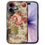 Apple iPhone 17 Backcover Hoesje Bloemen bloemenprint achteraanzicht