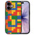 Apple iPhone 17 Back Cover Apple iPhone 17 Blokken blokpatroon zijaanzicht
