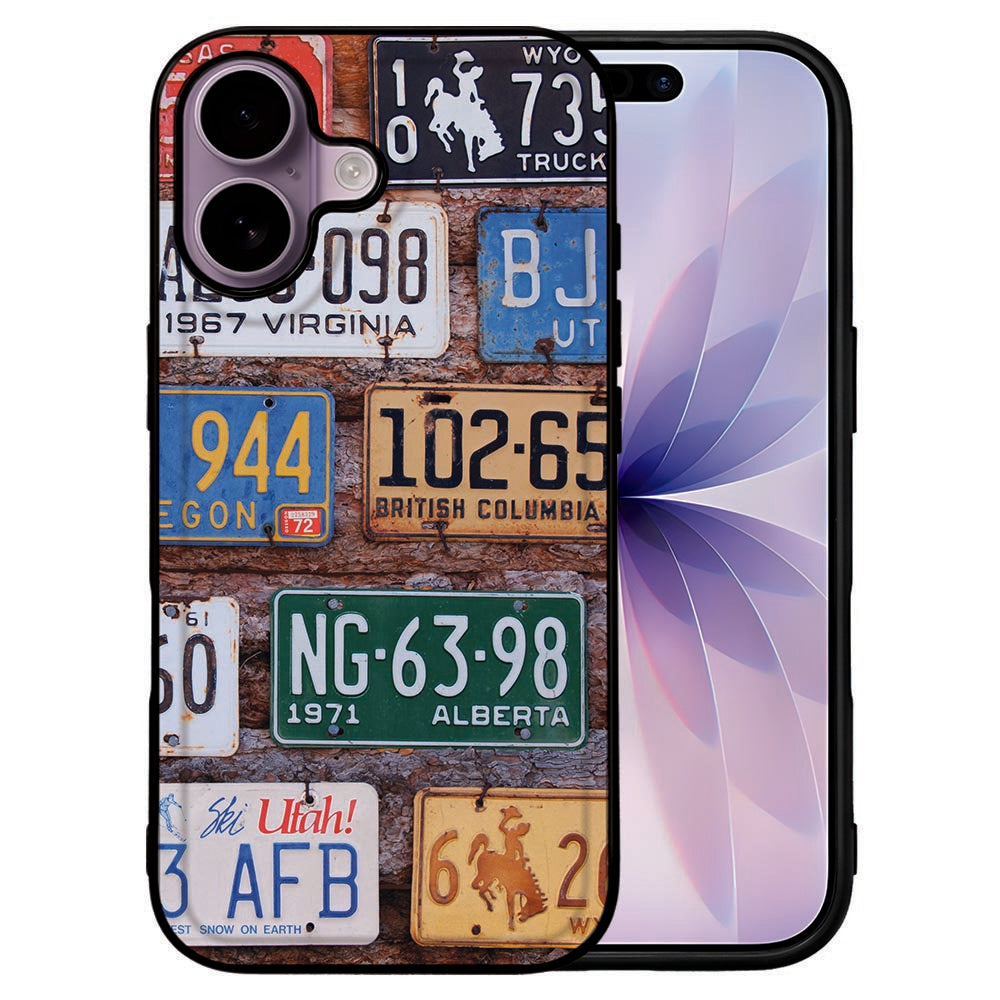 Back Cover Apple iPhone 17 Kentekenplaten kentekenplaten design achteraanzicht
