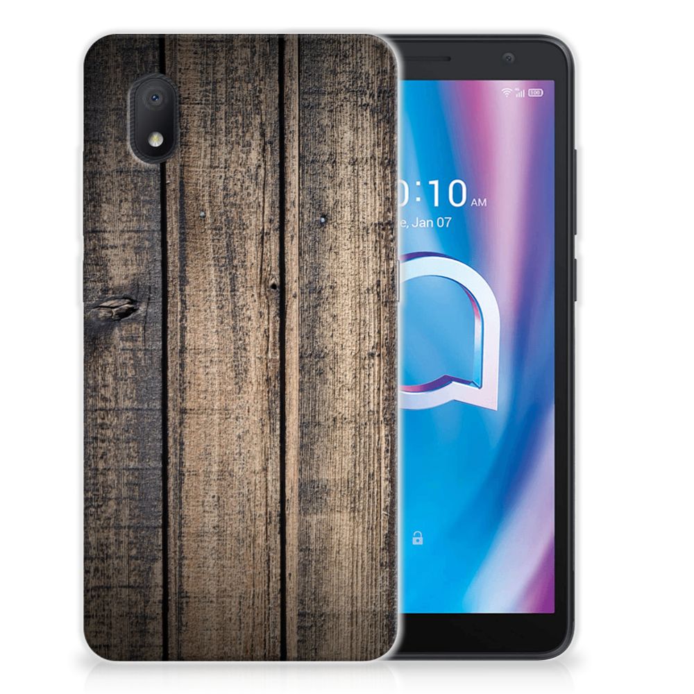 Alcatel 1B (2020) Bumper Hoesje Steigerhout B2C Telecom