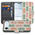 Ananas Hoesje Voor iPhone Air Book Case Ananas VibeBook voorkant en binnenkant