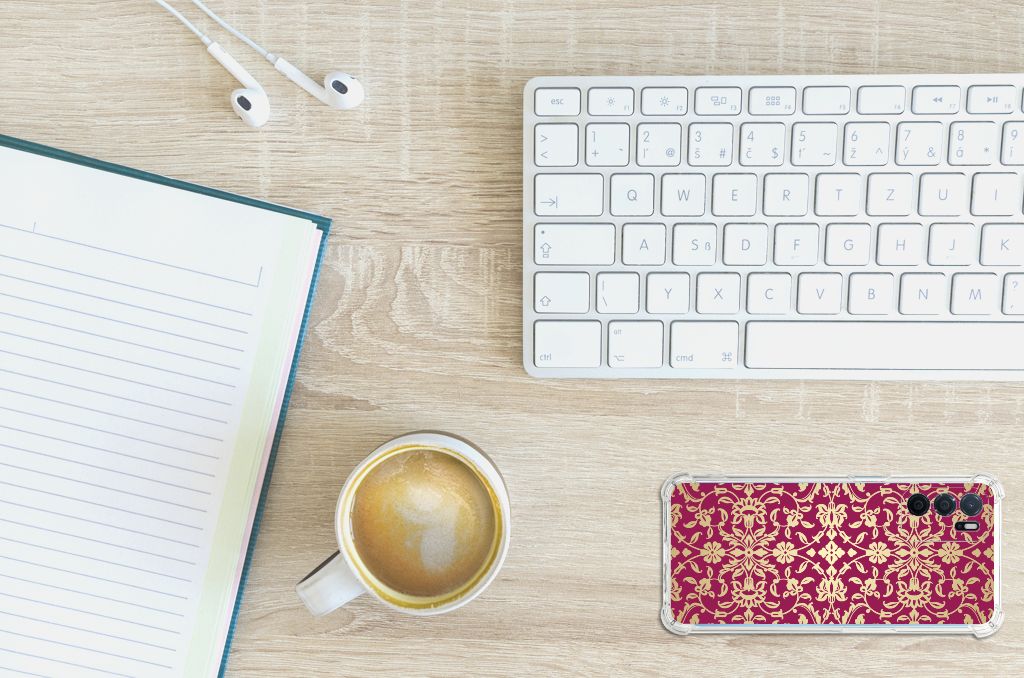 Anti Shock Case OPPO A16 | A16s | A54s Barok Pink B2C Telecom